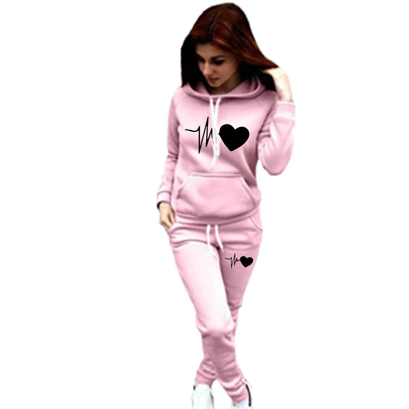 Women's Pullover Hoodie and Pant Sets