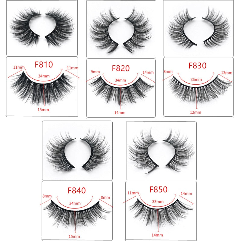 5 Pairs 3D mink Lashes
