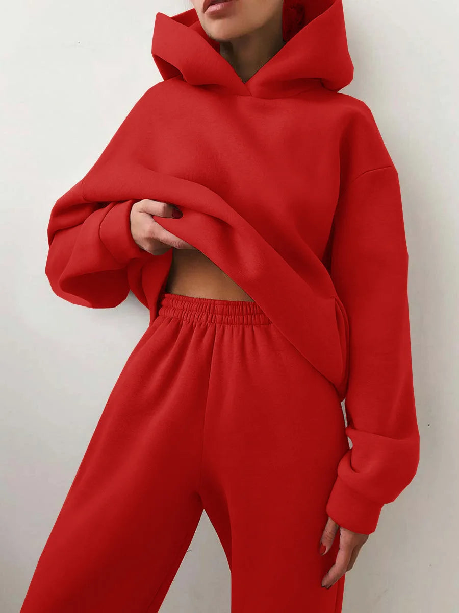 Women's Oversized Hoodie and Pants Set