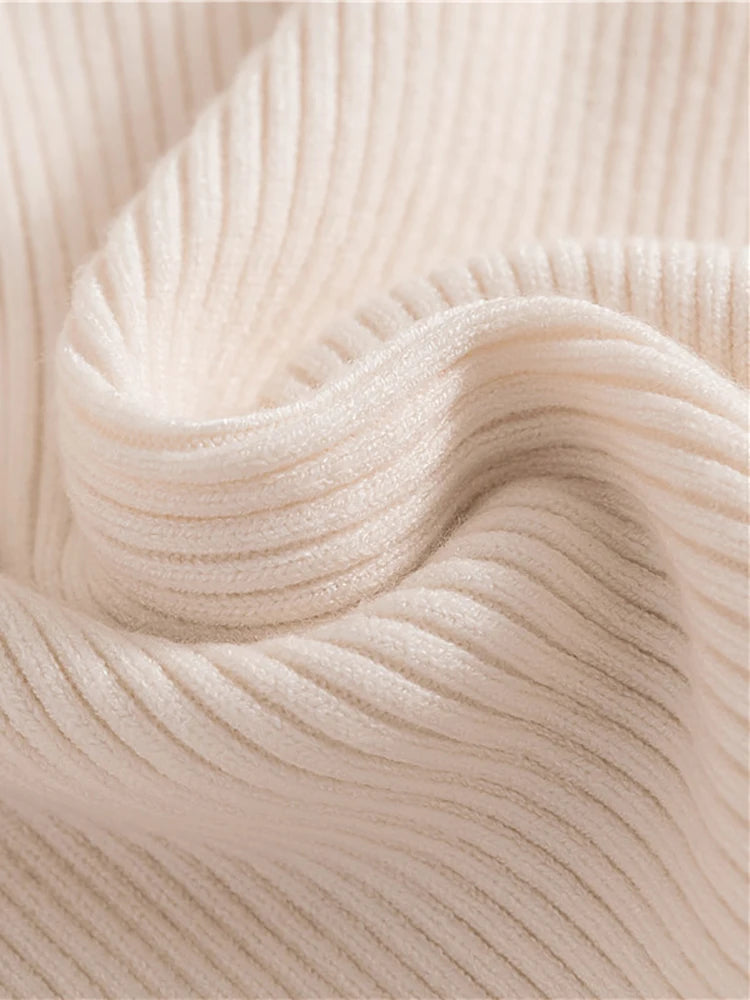Slim Fit Turtleneck Knit Sweater