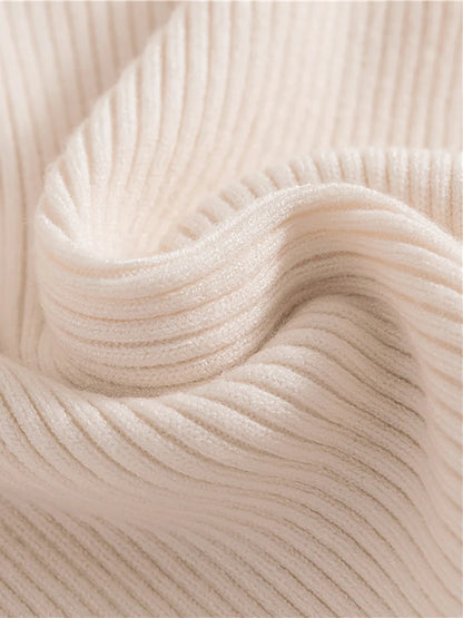 Slim Fit Turtleneck Knit Sweater