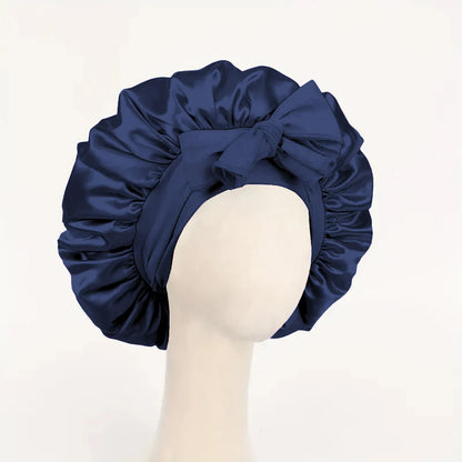 Satin Sleep Bonnet with Tie Band