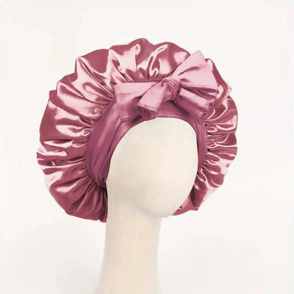 Satin Sleep Bonnet with Tie Band
