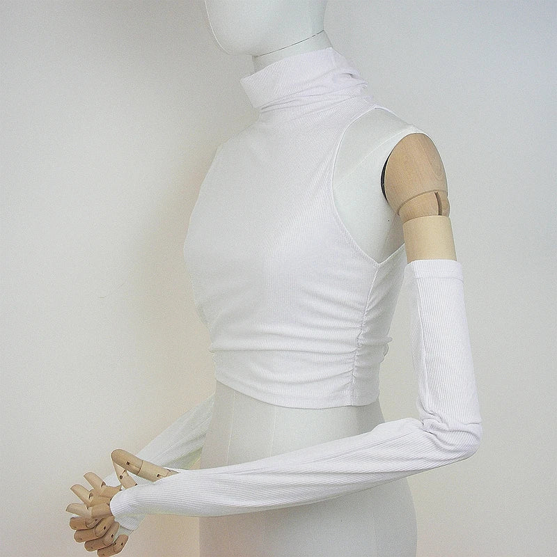 Women's Ruched Sleeveless Knit Top