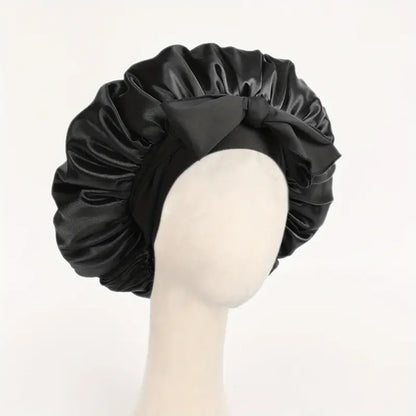 Satin Sleep Bonnet with Tie Band