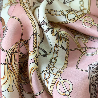 Women's Square Silk Scarf | Hijab, Shawl & Beach Bandana