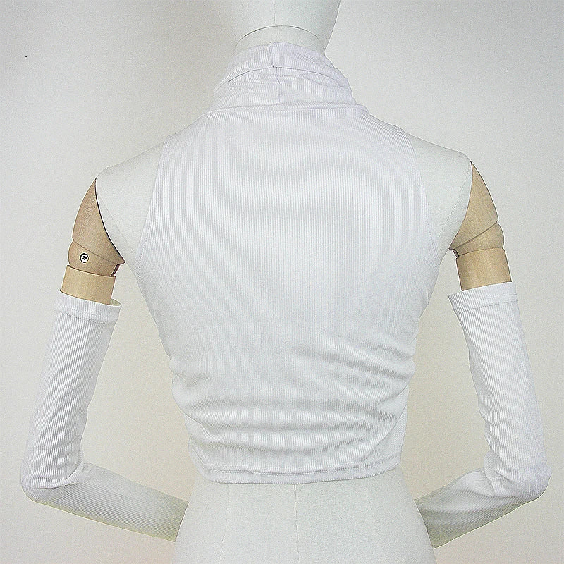 Women's Ruched Sleeveless Knit Top