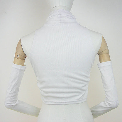 Women's Ruched Sleeveless Knit Top