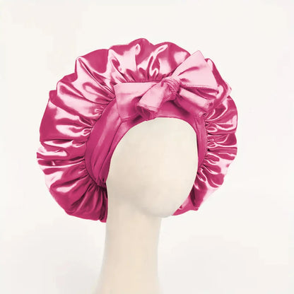 Satin Sleep Bonnet with Tie Band